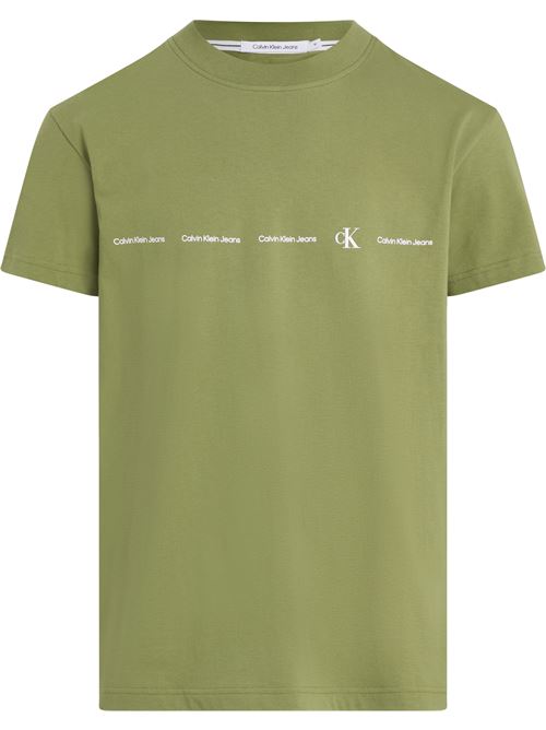 t-shirt CALVIN KLEIN | J30J324668L9N VERDE